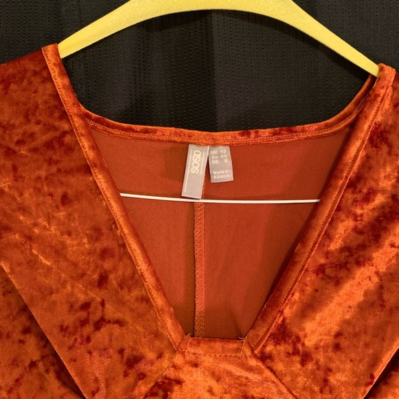 ASOS velvet dress - Picture 2 of 5